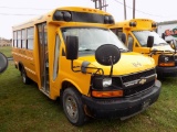 2010 Girard Chevrolet Exp. School Bus, 1-Seat, Used as Maintenance Vehicle,