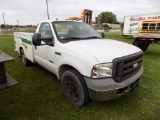 2005 Ford F350 Service Body Truck, 2WD, Dsl, Low 90,340 Miles, Vin #: 1FDWF