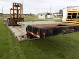 2000 Landoll Low Deck Heigth 30-Ton 12,000LB. Hyd Detachable Lowboy Trailer