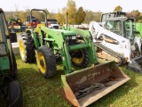 JD 5310 Tractor w/ 541 Loader, 4WD, (1) Rear SCV Remote, 4,000 Hours, SN: 2
