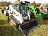 Bobcat T650 Compact Track Loader w/ EROPS Cab w/ AC, Aux Hyd., Hyd Bucket C