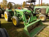 JD 5075E Tractor w/ 553 Loader w. Bucket, Good Tires, (1) SCV Remotes, 13,0