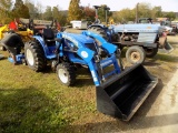 NH Workmaster 33 Compact Tractor w/ Loader, 4WD, Hydro Trans., R4 Tires, SS