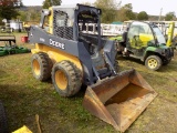 JD 318E Skid Loader, Aux Hyd's, 2011 Year, Fair Tires, 2855 Hours, SN: 2534