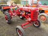Farmall A Tractor, Gas, Rear Weight, Restored