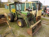 JD 750 4wd, Compact Tractor w/ 67 Loader, 3,302 Hours, Cab, Turf Tires, SN: