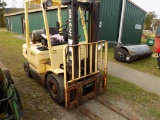 Hyser 50LPG Outdoor/Indoor Forklift, 2 Stage, SS, 7,220 Hours, SN: 45962A (