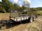 2004 Carry On Triple Ramp Tandem Axle Landscape Trailer, Black, 14' w/ Side