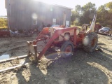 Case 430 Backhoe, Gas Engine w/ Front Pallet Forks - NOT RUNNING