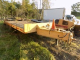 1983 Eager Beaver 10 Ton Trailer w/ Air Brakes w/ Beavertail and Ramps, Vin