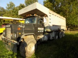 1987 Mack RD6 Tri-Axle Dump Truck w/ 18' Aluminum Dump Body, 300 Mack Engin