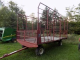 Meyer 9' x 18' Steel Hay Wagon on Good Gear