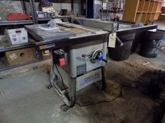 Delta Commercial Table Saw - 12'', On Wheels