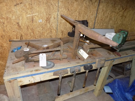 Grp of (5) Asst Metal Forming Tools & Asst. Hammers