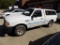 2008 Ford Ranger, Auto, 2WD, White, Oil Leak, 68,199 Mi, Vin# 1FTYR10U98PA5