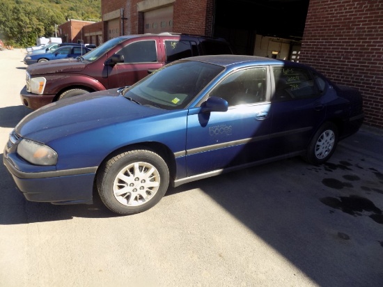 2004 Chevrolet Impala, 4DSN, Auto, Blue, 79,191 Mi, Vin# 2G1WF52E449406558