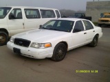 2009 Ford Crown Victoria, Police Interceptor, 4DSN, V8 Gas Eng, Auto, 198,7