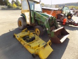 JD 4200, 4WD, Compact Tractor w/ Cab, Hyrdo Trans. w/ Loader w/ 72'' Belly