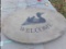 Oval ''Duck-Loon'' Stone Sign, 36'' Wide, Nice