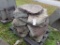 Pallet of Old Moss Field Stone Boulders (Sold by Pallet)