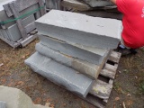 Pallet of 6'' Natural Cleft Steps (5pcs) (sold by pallet)