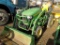 John Deere 2320 Tractor, Runs But Doesnt Move, 4WD, Hydro Loader & 50'' Buc