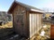 8x6 Wooden Shed w/ Solid Shingle Roof