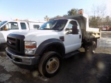 2008 Ford F550, 4WD, Dump Truck, 10' Rugby Galv. Body, Dsl. Eng., Auto Tran