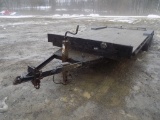 2010 Locke Enterprises Bumper Pull Trailer, Dual Axle, Drop Ramps, 14' Deck