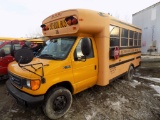 2005 Ford E350, Yellow, 20 Pass, Dsl. Engine, 214,326 Mi., Vin# 1FDXE45P65H