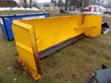 Fisher 12' Snowpusher/Snowbox, For Wheel Loader or Backhoe