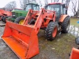 Kubota MX125X Tractor, LA16015 Loader w/ 7 1/2' High Profile Bucket, 4WD, 3