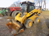 CAT 272C Skidsteer, High Flow XPS, 66'' Bucket, Full Cab w. AC, Hyd. Couple