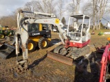 2013 Takeuchi TB235 Mini Excavator, Front Blade, Quik Coupler, No Bucket Sn