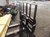 New Kivel 4200 Ib. Skidsteer Pallet Forks 48''  Walk Thru