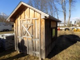 8x6 Wooden Shed w. Solid Shingle Roof