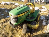 JDX500 Lawn Tractor, Hydro, 54'' Deckm SN: 030085 405 Hours