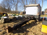 1989 Benson Tandem Axle Pup Trailer, Aluminum Body, Hydraulic Dump, 10' Bod