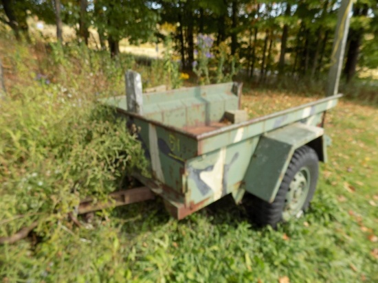 Tow Behind Camo Trailer - No Title