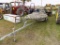 Fiberglass Boat w/ 18Hp Gas Motor On Trailer, NO REGISTRATION
