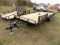 2020 Cross Country New 618ECH 18' Car Hauler Trailer w/ Ramps, Black, Vin #