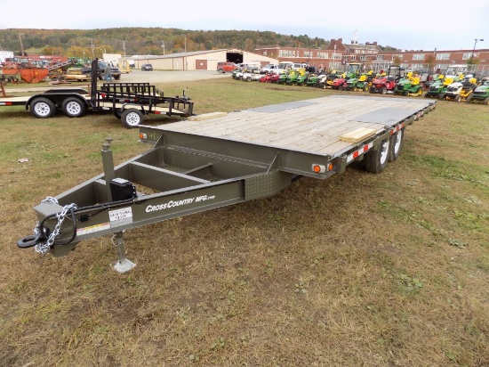 2020 Cross Country New 6HD820DD 21'Deck Trailer, Grey, 13,800GVW, Vin: 431F