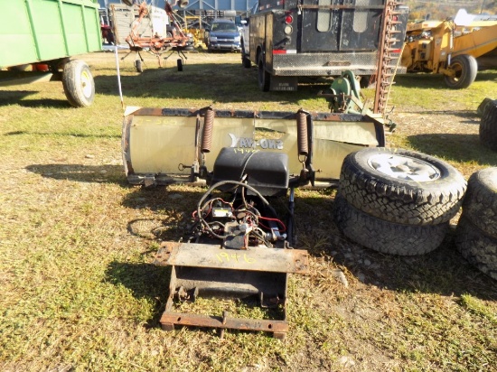 Snowway 8' Snow Plow w/ Mount Snowplow with Controls, Fame, Fits 93-5-10 Ch