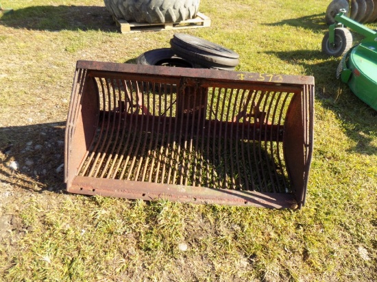 54'' Manure Bucket, 3pt Orange (Was lot 663)