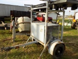 Tow-Behind Trailer, Arrow Board, Solar Operated, 9596 Hours *NO TITLE*