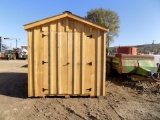 10' L x 8' W Wooden Amish Made Shed (Was lot 930)
