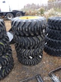 (4) New 12-16.5 Mtd. Skid Loader Tires for NH or JD (4x Bid Price)