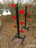 New Steel Free Standing Target - 6-Place