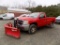 2012 Chevrolet 2500, Reg. Cab, Red, 6.0, V8 Auto Trans., 4x4 w/ Boss 8'2''