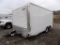 2012 Carmate Enclosed Trailer, 16' Rear Drop Gate, 7,000 GVW, Tandem Axle,